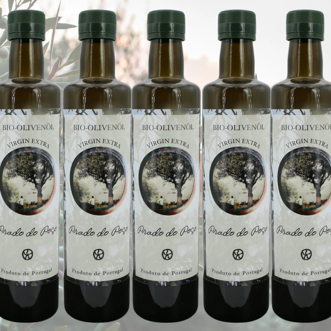 5x Olivenöl BIO, Virgin Extra / Prado do Poço / Azeite bio, Virgin extra, 5x500ml