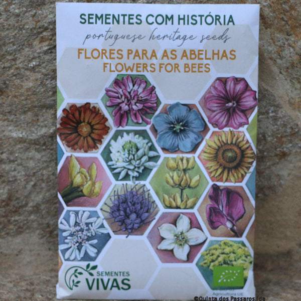 Blumenwiese für Bienen Saatgut / Sementes mix abelhas, Bio, unidade