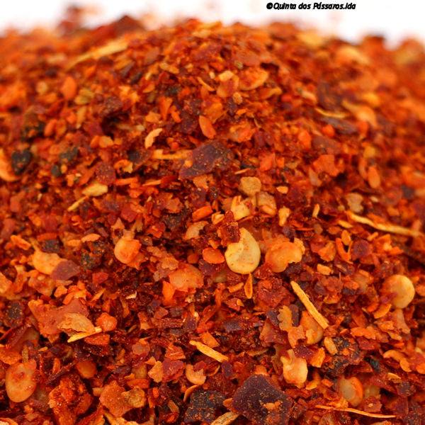 Cayennepfeffer, Chili, geschrotet / Pimenta de caiena, malagueta, moída, 50g