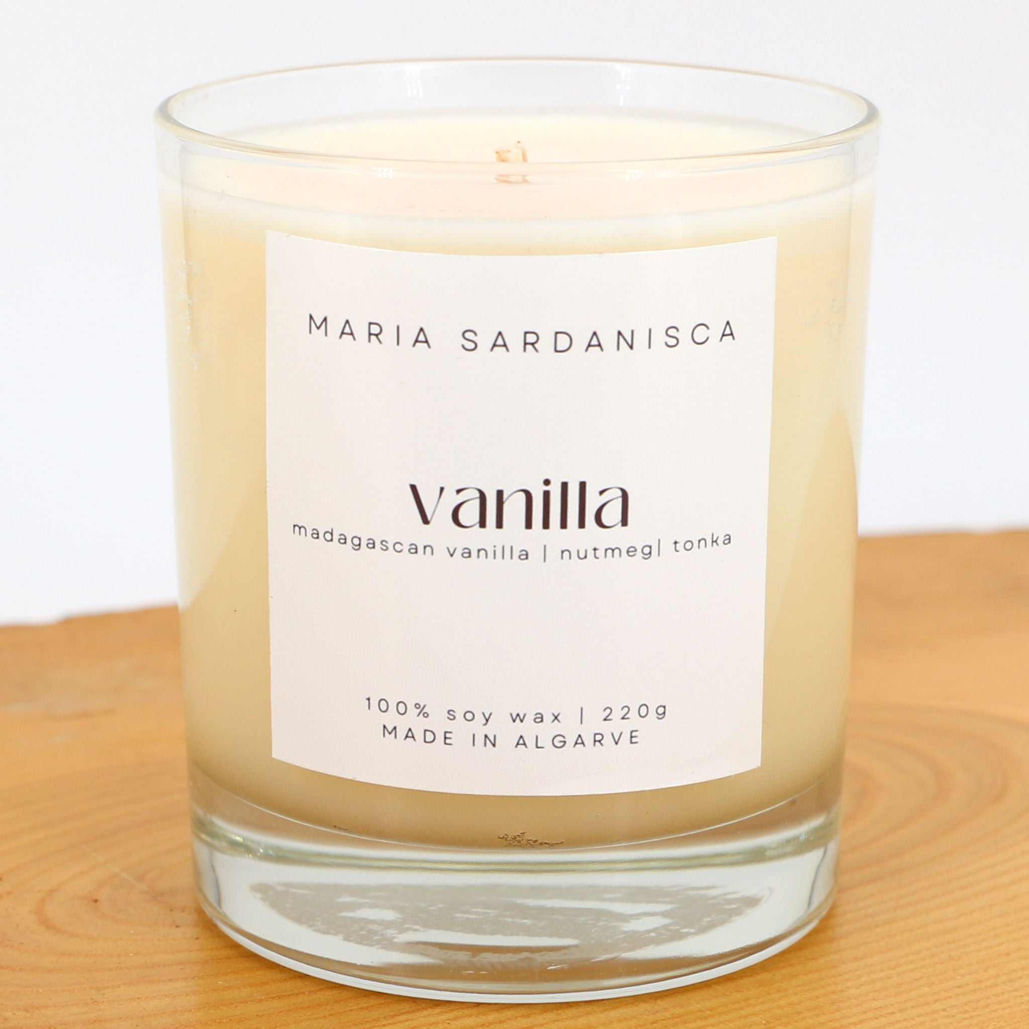 Duftkerze Vanille / Vela vanilla, 220g