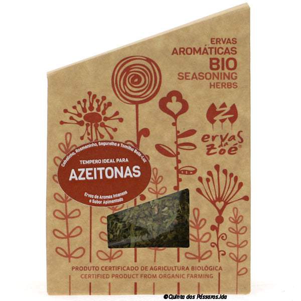 BIO Gewürzmischung Oliven / Ervas da Zoé / Mistura ervas para azeitonas, 15g