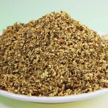 Holunderblüten gerebelt / Folhas de sabugueiro, cortadas, 100g
