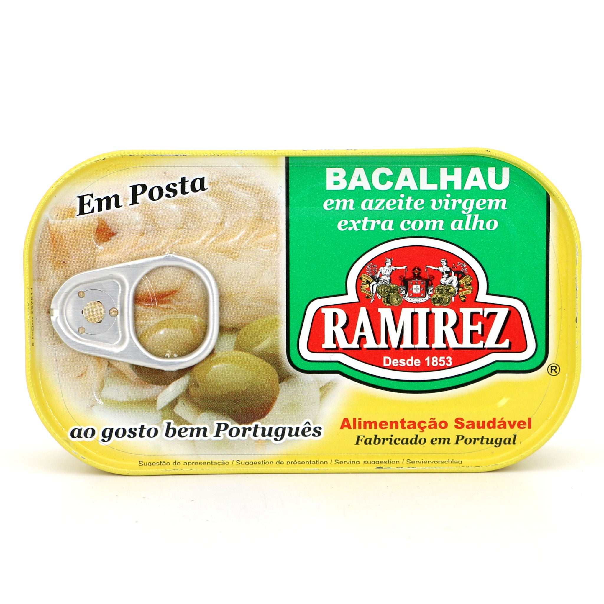 Kabeljau in Olivenöl Extra & Knoblauch / Ramirez / Bacalhau em azeite com alho, 120g