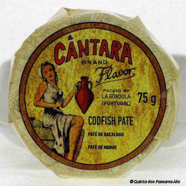 Kabeljau Paté / Cântara / Paté de bacalhau, 75g