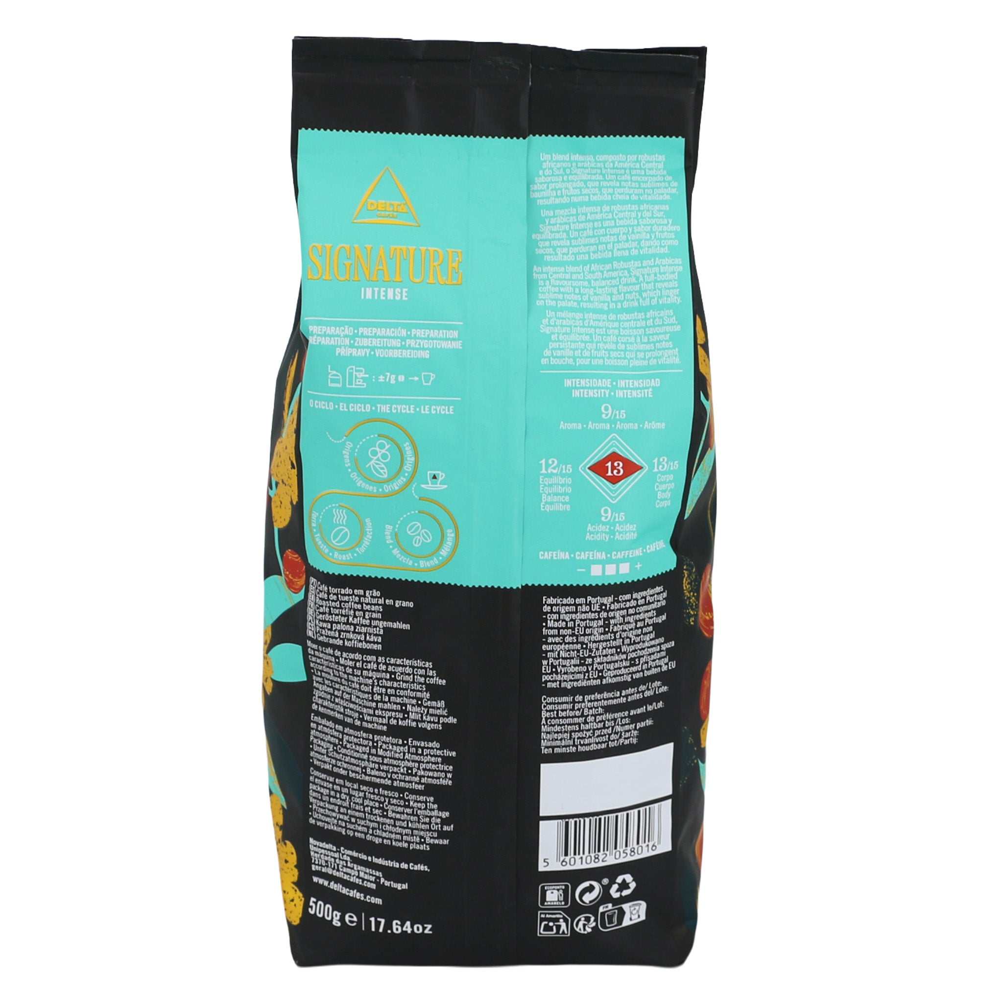 Kaffee Signature Intensiv ganze Bohne / Delta / Café signature intense grão, 500g - Image 2