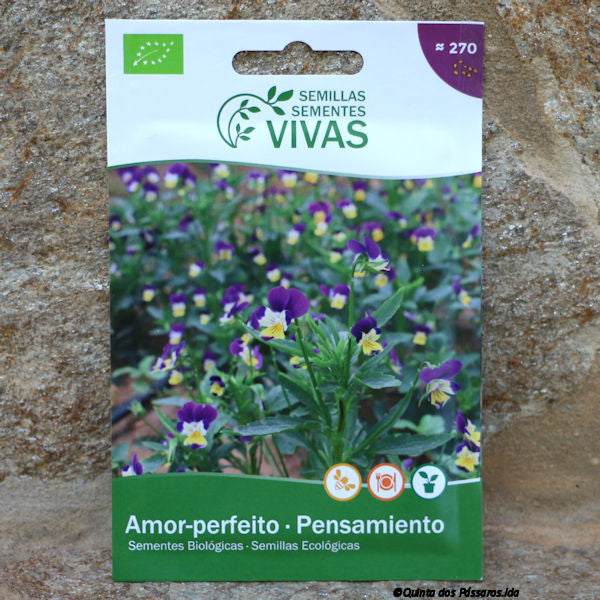 Kleinblütiges Stiefmütterchen Saatgut / Sementes amor-perfeito, Bio, unidade