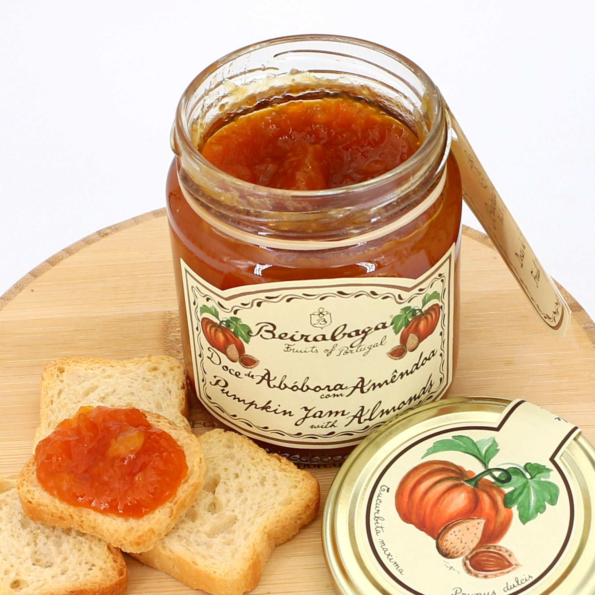 Kürbis-Mandel Fruchtaufstrich / Beirabaga / Doce de abóbora com amêndoa, 270g - Image 4