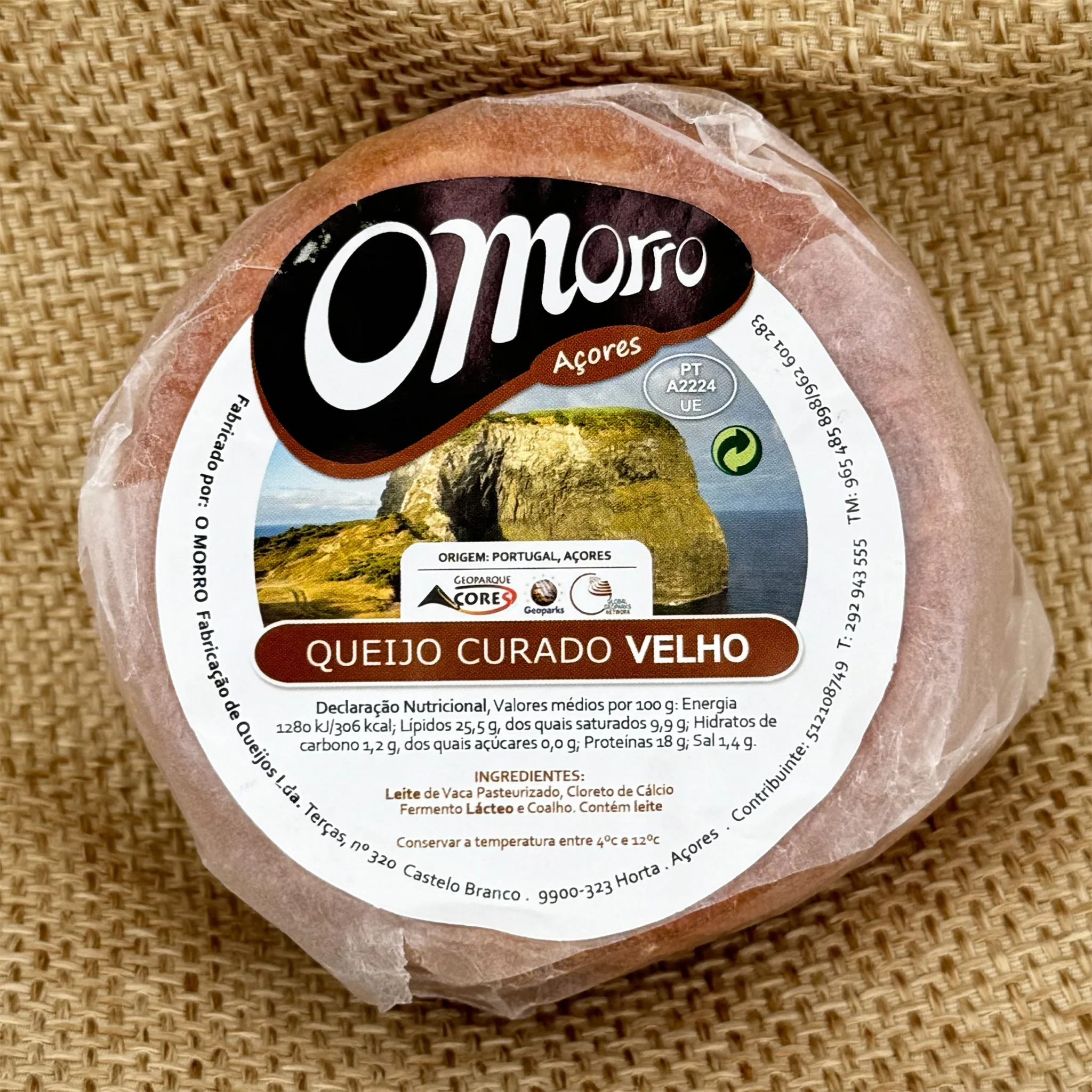 Kuh-Käse lang gereift Azoren / Omorro / Queijo curado velho açores - Image 2