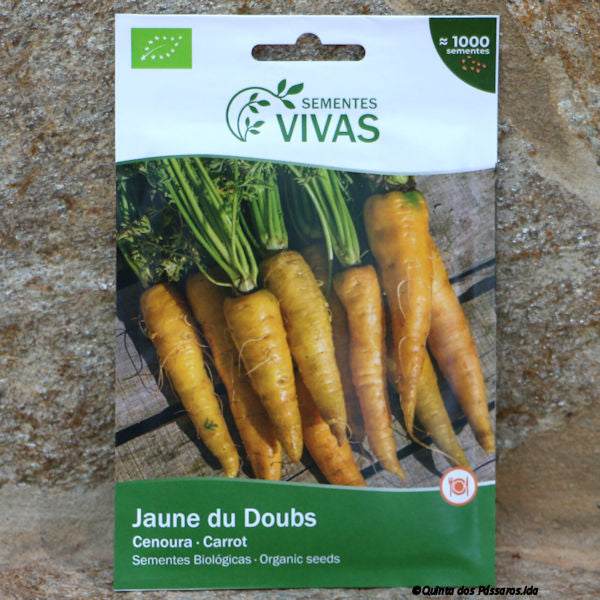 Möhren Jaune Du Doubs Saatgut / Sementes de cenoura jaune du doubs, Bio, unidade