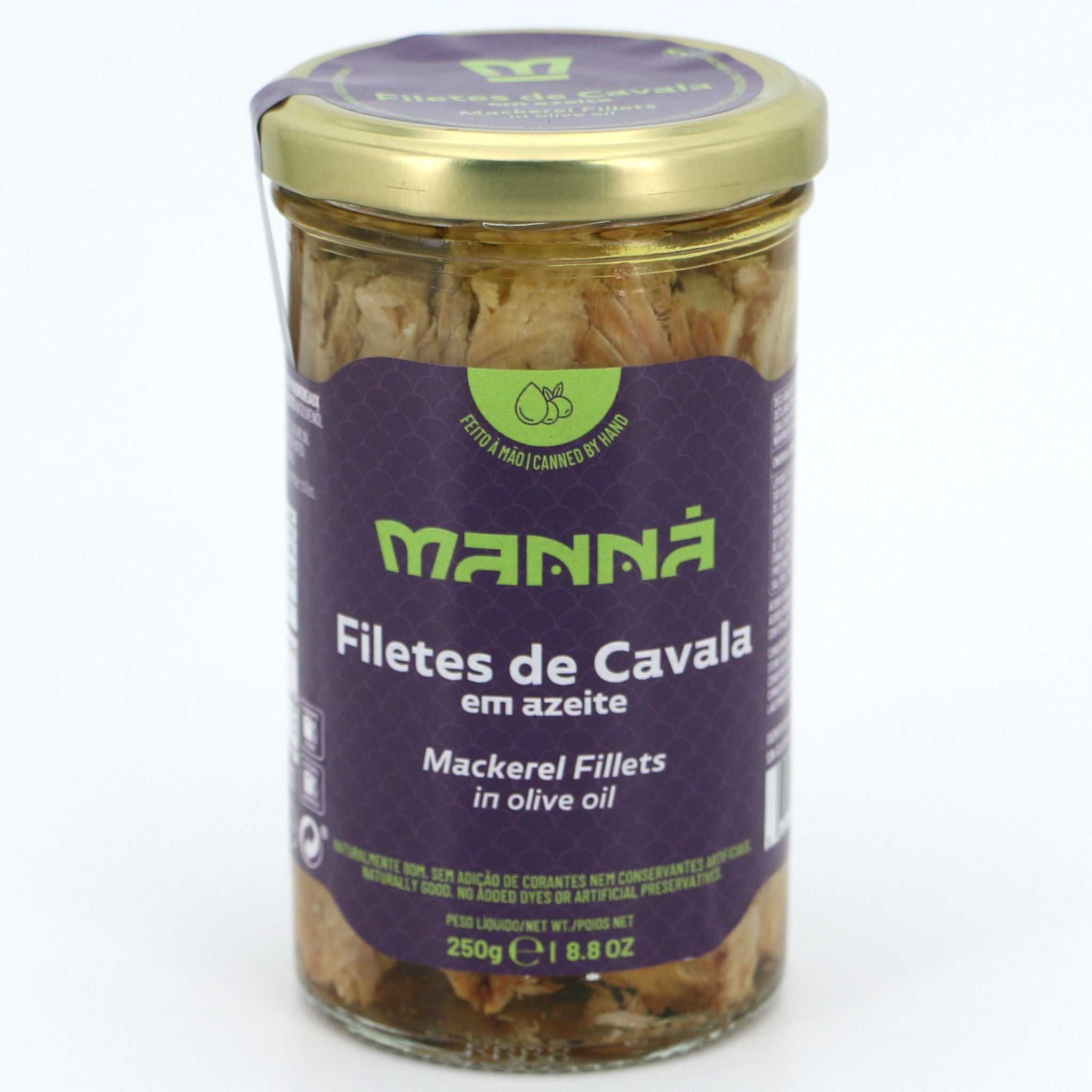 Makrelenfilets in Olivenöl / Manná / Filets de cavala em azeite, 250g