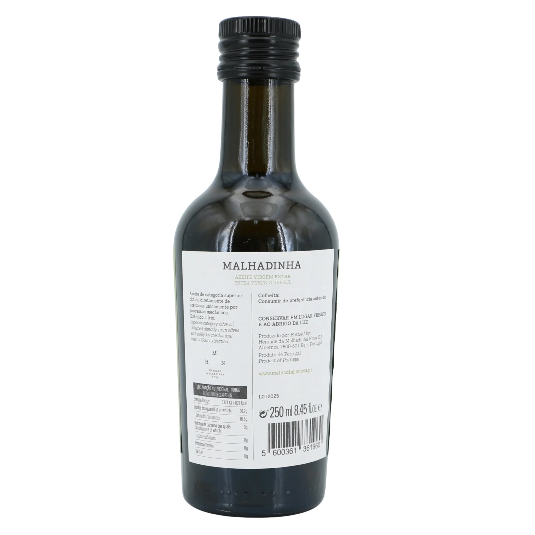 Olivenöl Virgin Extra / Malhadinha / Azeite extra virgem, 250ml - Image 2