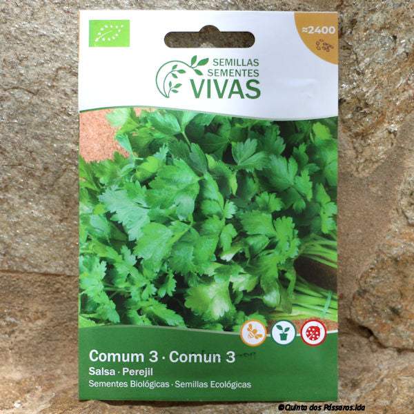 Petersilie Einfach Schnitt Saatgut / Sementes de salsa comum 3, Bio, unidade