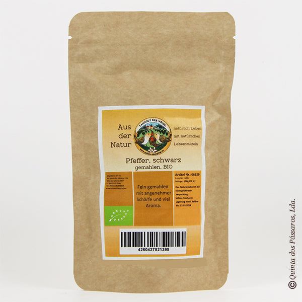 Pfeffer schwarz gemahlen / Pimenta preta em pó, 100g - Image 2