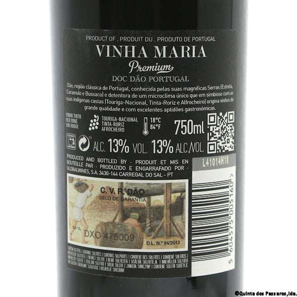 Rotwein Premium Dão DOC / Vinha Maria / Vinho tinto, premium, 750ml - Image 2