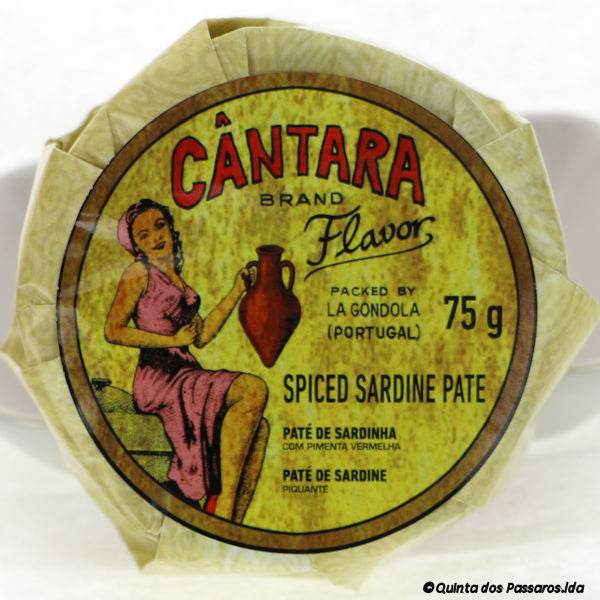 Sardinen Paté pikant / Cântara / Paté de sardinha picante, 75g