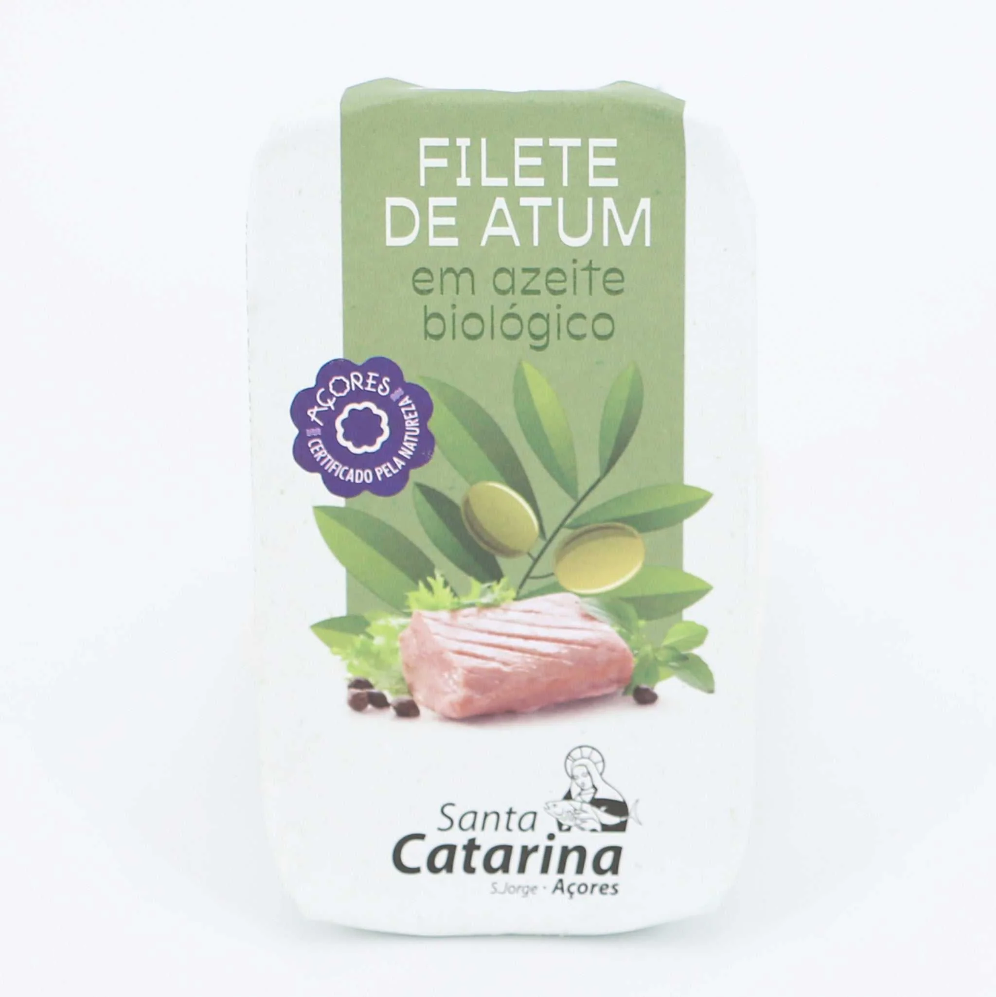 Thunfisch-Filets in Bio-Olivenöl / Santa Catarina / Filet de atum em azeite bio, 120g