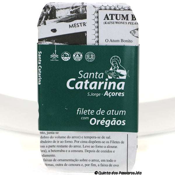 Thunfischfilets in Olivenöl mit Oregano / Santa Catarina / Filet de atum em azeite com orégãos, 120g