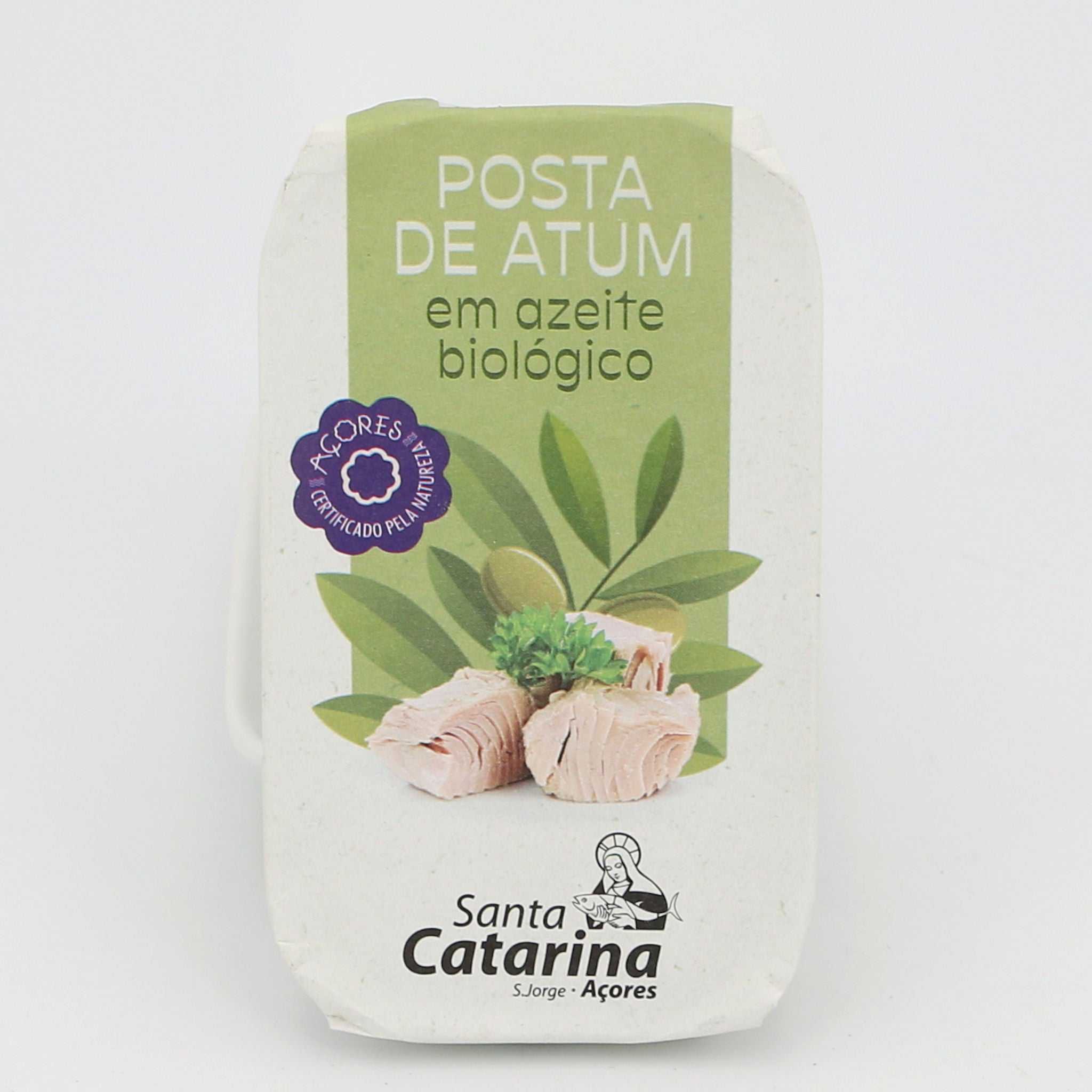 Thunfisch Stücke in Bio-Olivenöl / Santa Catarina / Posta de atum em azeite bio, 120g