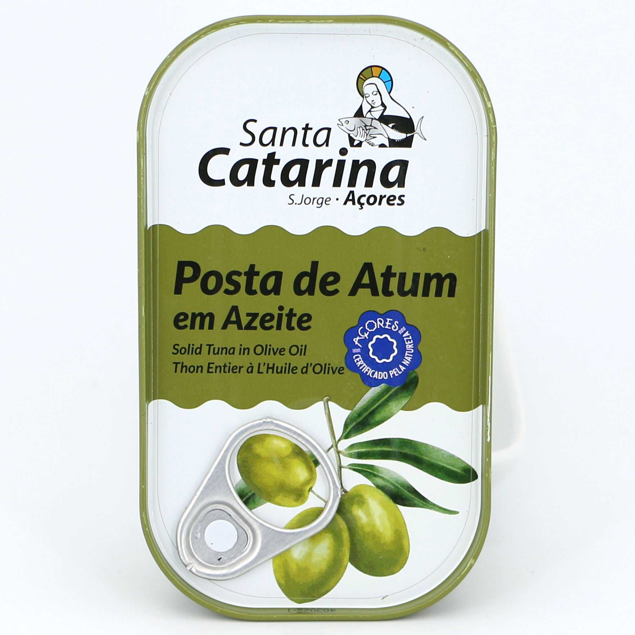 Thunfisch-Stücke in Olivenöl / Santa Catarina / Posta de atum em azeite, 120g