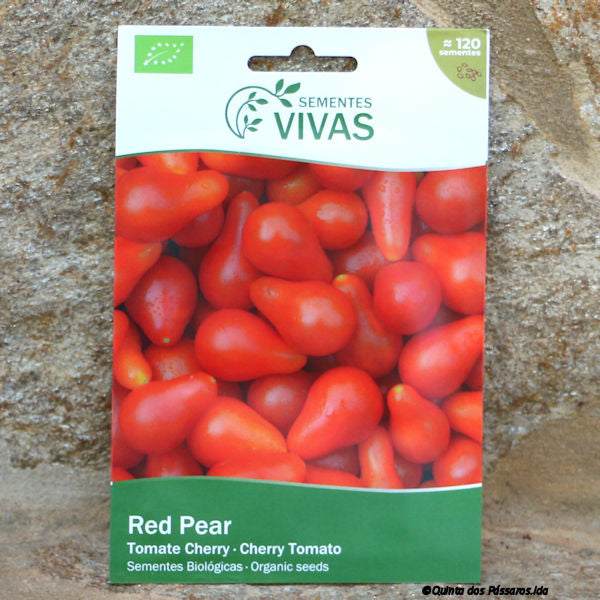 Tomate Red Pear Saatgut / Sementes de tomate cherry red pear, Bio, unidade