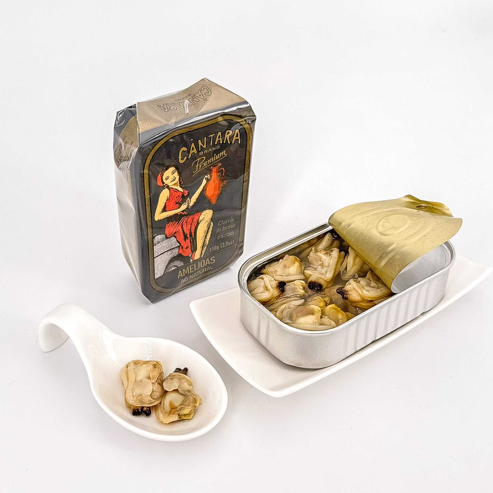 Venusmuscheln in Salzwasser / Cântara / Ameijoas natural, 110g - Image 3