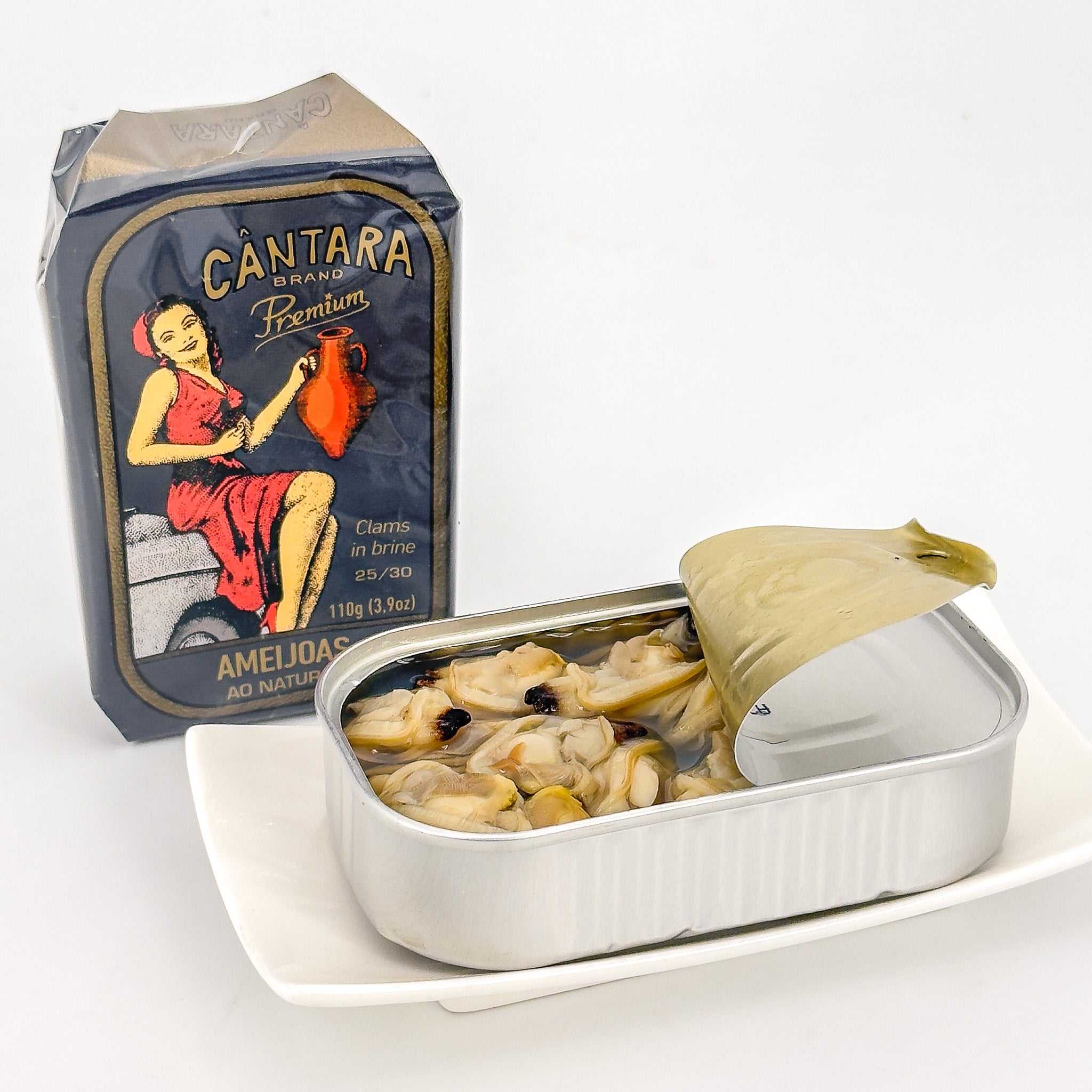 Venusmuscheln in Salzwasser / Cântara / Ameijoas natural, 110g - Image 4