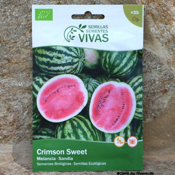 Wassermelone Crimson Sweet Saatgut / Sementes de melancia crimson sweet, Bio, unidade