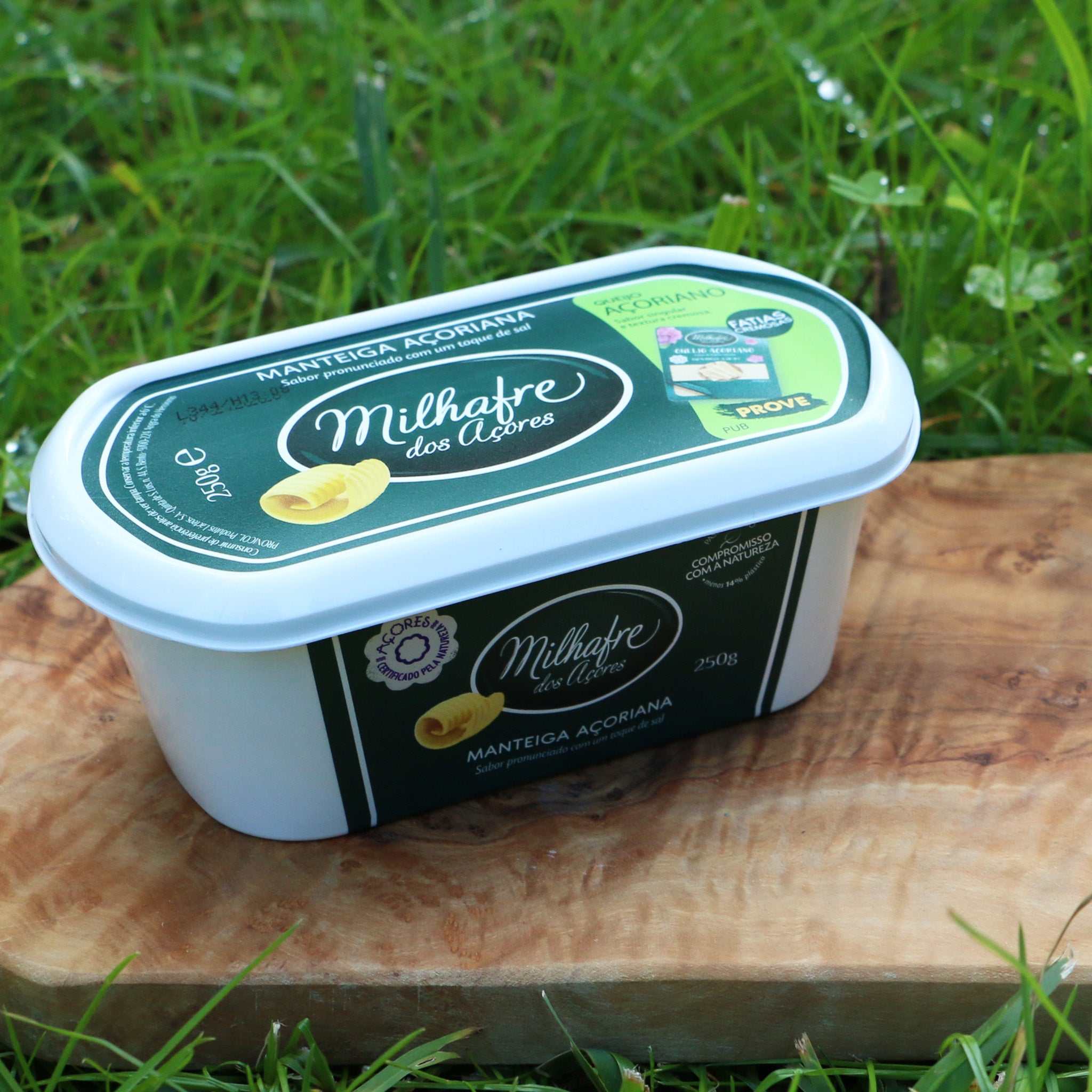 Weidebutter mit Salz / Milhafre dos Açores / Manteiga com sal, 250g