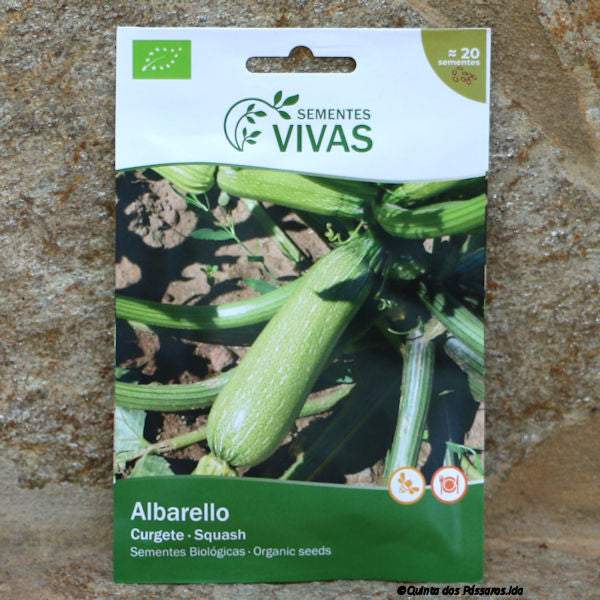 Zucchini Albarello Saatgut / Sementes de curgete albarello, Bio, unidade
