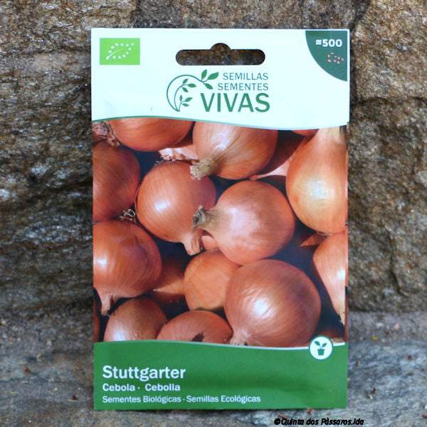 Zwiebeln Stuttgarter Saatgut / Sementes de cebola stuttgarter, Bio, unidade